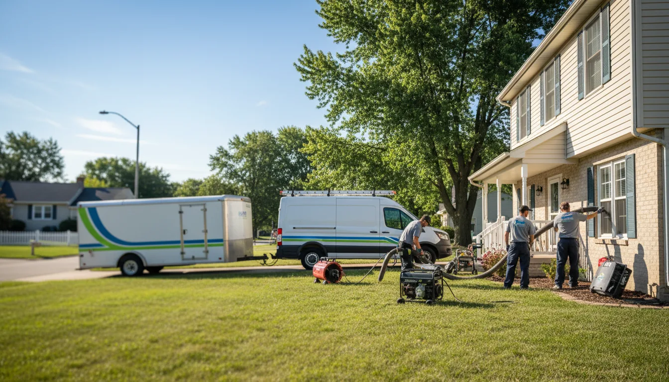 Flooded Basement Restoration And Cleanup With Repair in Stockbridge, WI near me